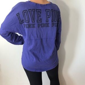 Pink oversized crewneck.